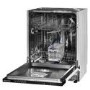 Russell Hobbs Integrated Dishwasher - Silver Black control panel