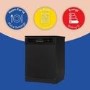 Russell Hobbs Freestanding Dishwasher - Black