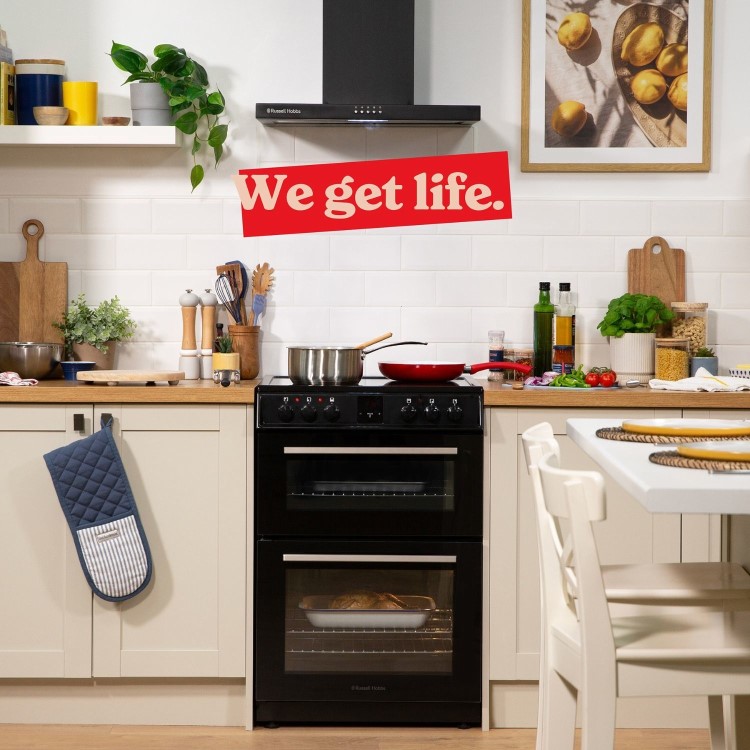 Russell Hobbs 60cm Electric Cooker - Black