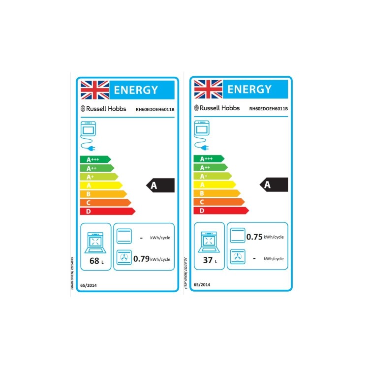 Russell Hobbs 60cm Electric Cooker - Black