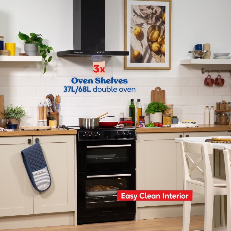 Russell Hobbs 60cm Electric Cooker - Black