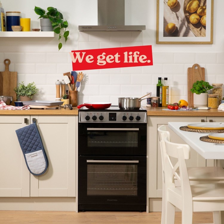 Russell Hobbs 60cm Electric Cooker - Stainless Steel