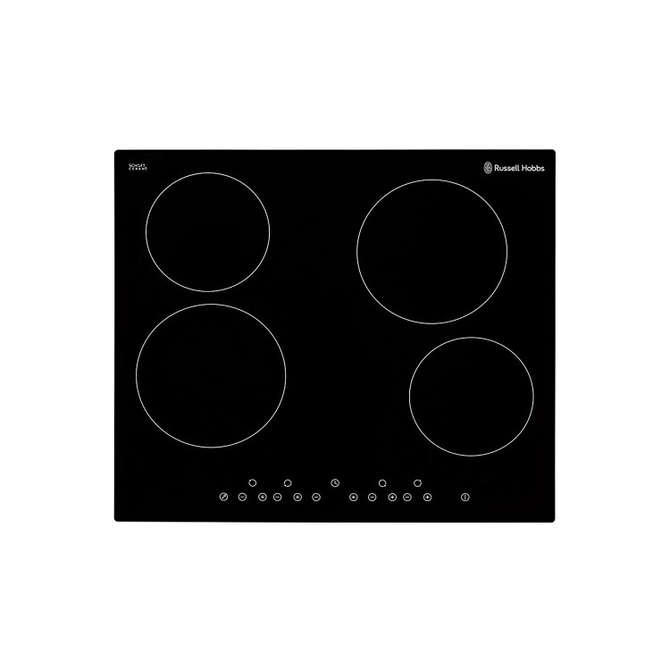 Russell Hobbs RH60EH402B Black Touch Control Four Zone Ceramic Hob
