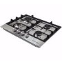 Russell Hobbs RH60GH402SS Stainless Steel 59cm Wide 4 Burner Gas Hob