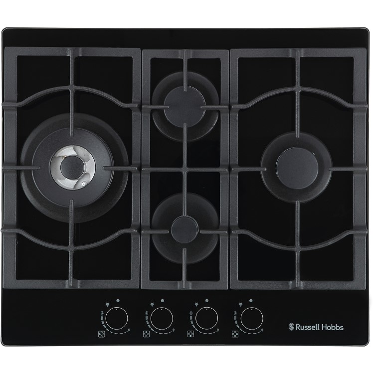 Russell Hobbs 60cm Gas Hob - Black