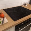 Russell Hobbs RH60IH401B Black Glass 59cm Wide 4 Zone Induction Hob with Touch Control
