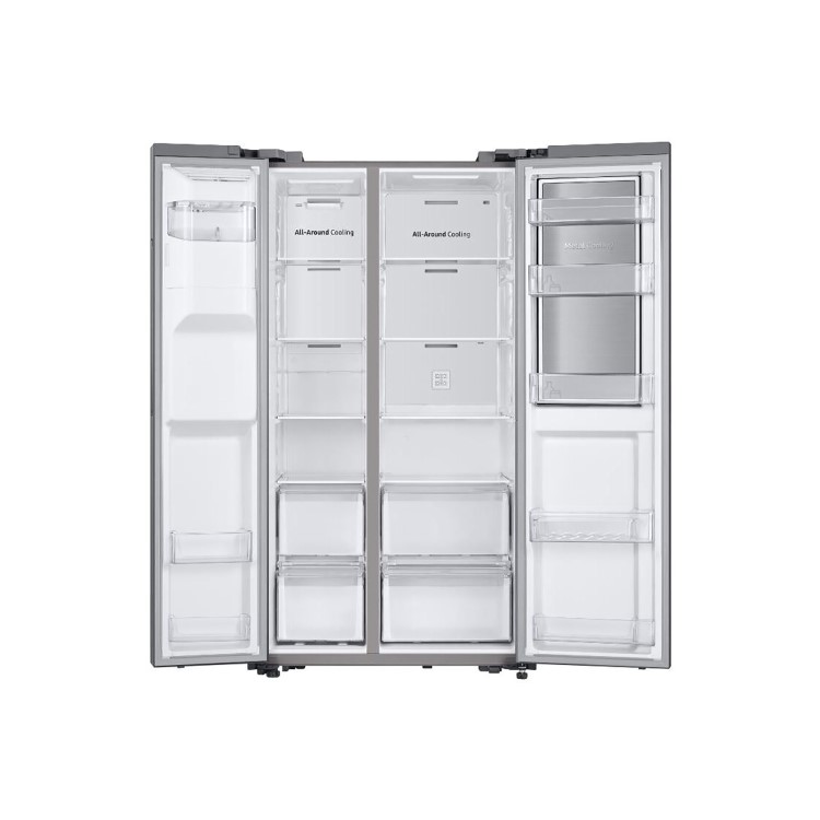 Samsung 628 Litre Side-By-Side American Fridge Freezer - Silver