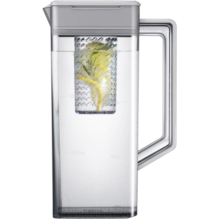 Samsung 645 Litre Side-By-Side American Fridge Freezer With Beverage Centre  - Silver