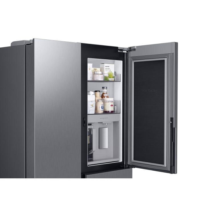 Samsung 645 Litre Side-By-Side American Fridge Freezer With Beverage Centre  - Silver