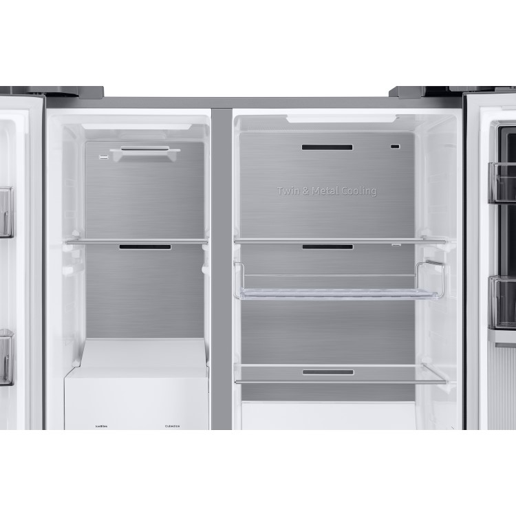 Samsung 645 Litre Side-By-Side American Fridge Freezer - Silver
