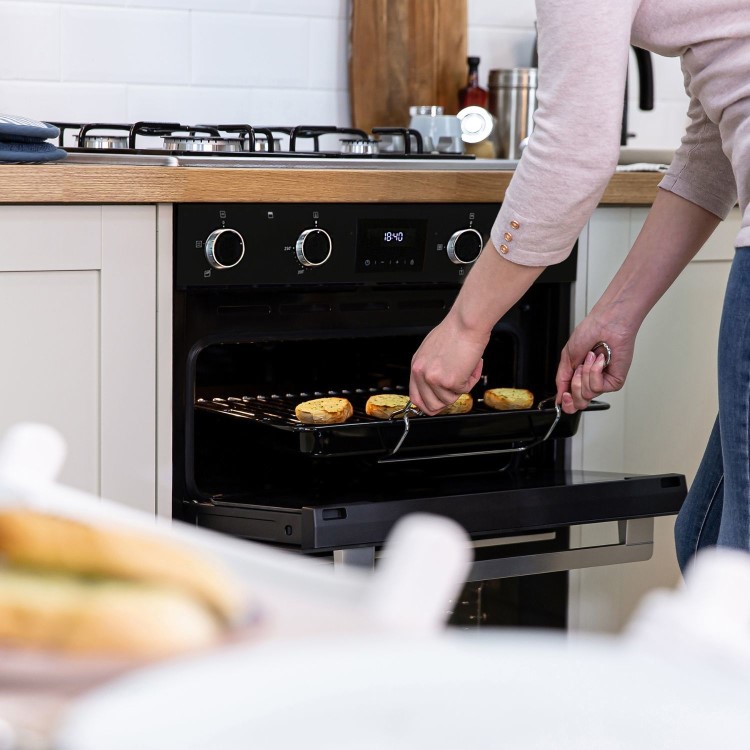 Russell Hobbs RH72DEO1001B01 Built Under Electric Double Oven - Black