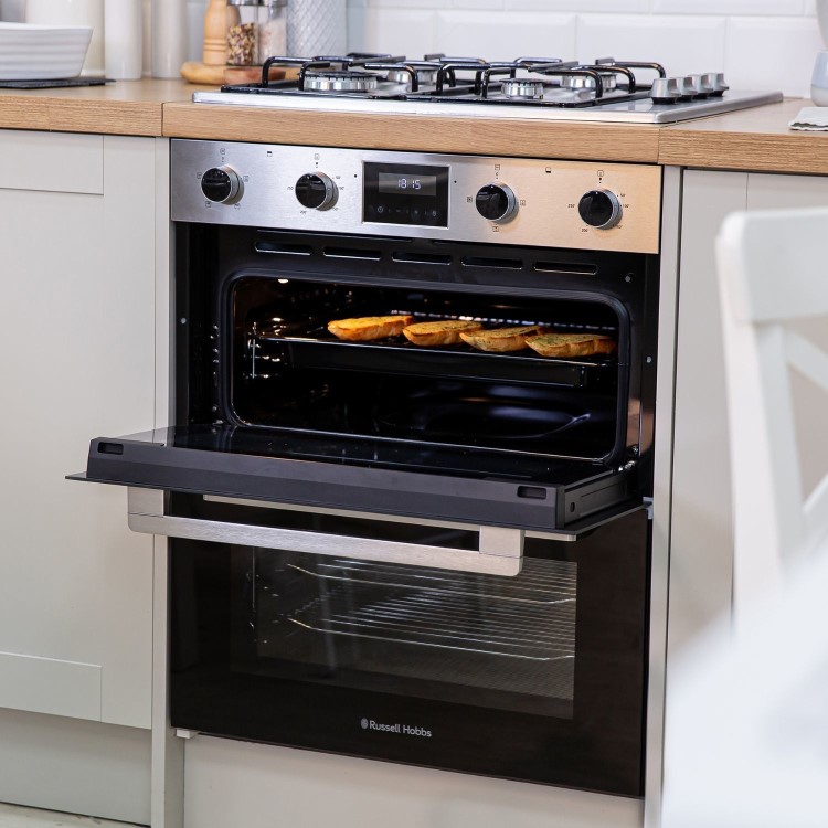 Russell Hobbs RH72DEO1002SS01 Built Under Electric Double Oven - Stainless Steel