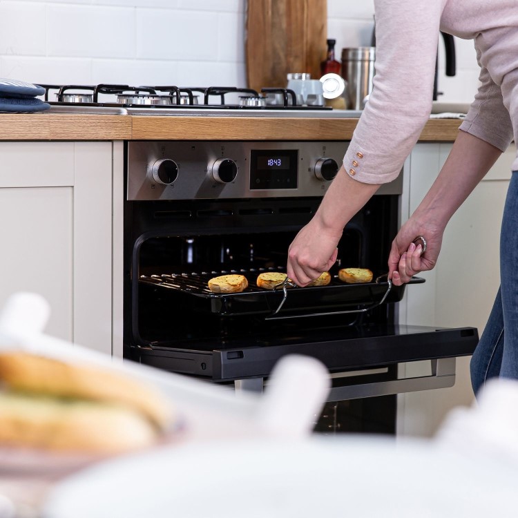 Russell Hobbs RH72DEO1002SS01 Built Under Electric Double Oven - Stainless Steel