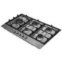 Russell Hobbs RH75GH601SS Stainless Steel 75cm Wide 5 Burner Gas Hob
