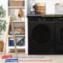 Russell Hobbs 11 Series 8kg 1400rpm Washing Machine - Black