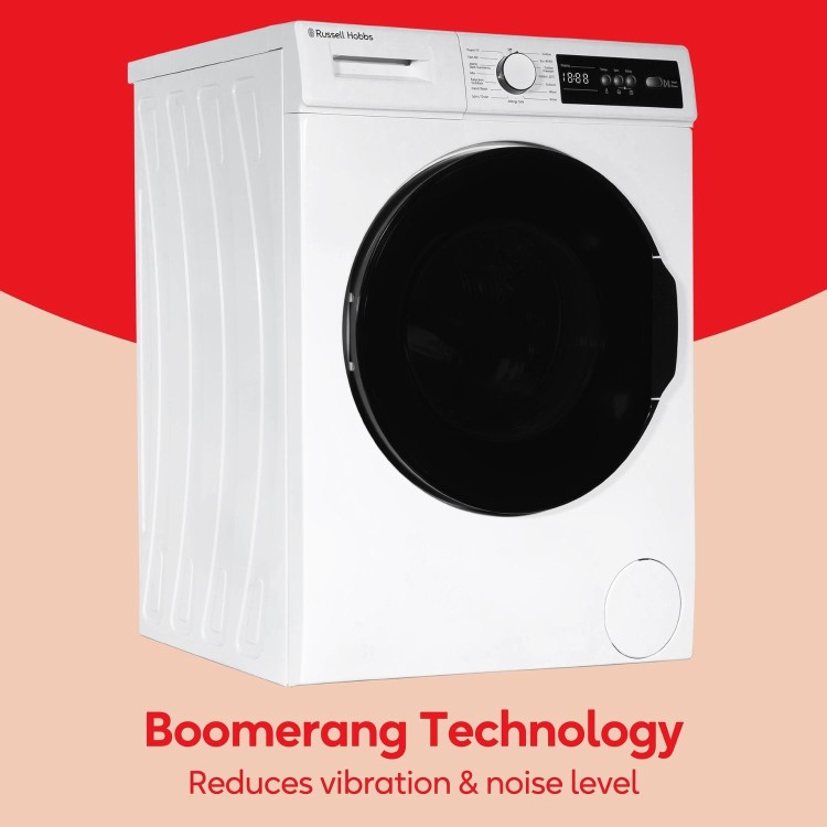 Russell Hobbs 11 Series 8kg 1400rpm Washing Machine - White