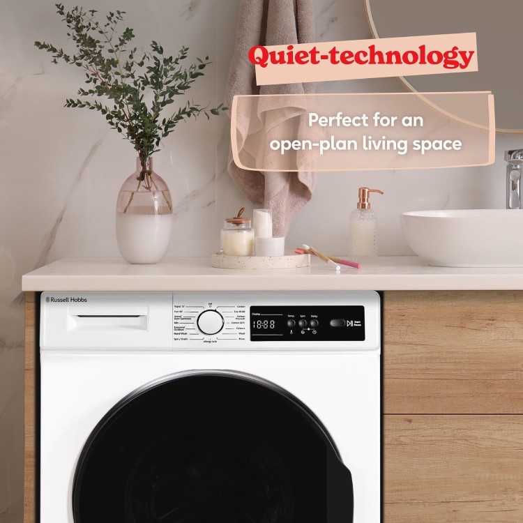 Russell Hobbs 11 Series 8kg 1400rpm Washing Machine - White