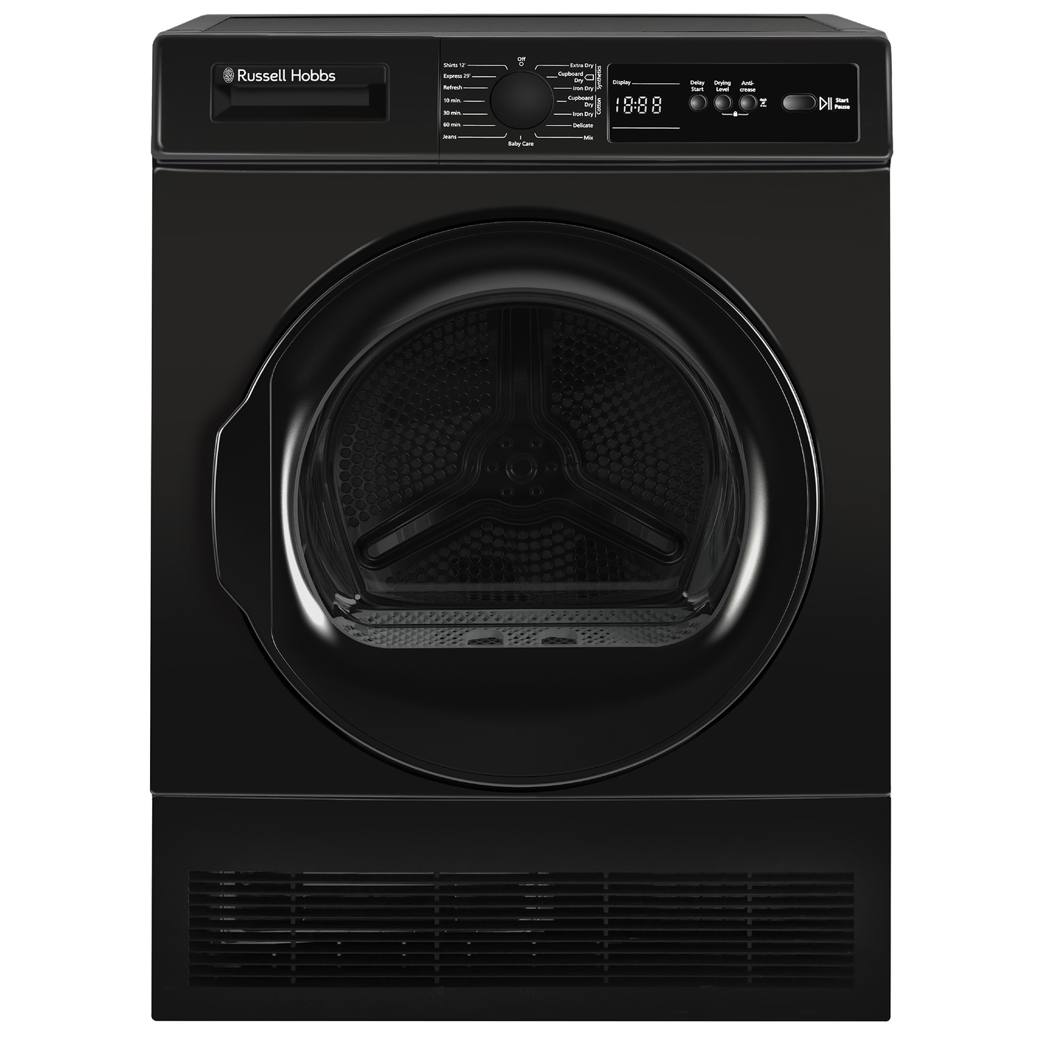 Russell Hobbs Rh8Ctd111B 11 Series, 8Kg Condenser Dryer In Black - Image 7