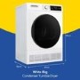 Russell Hobbs 8kg Condenser Dryer - White