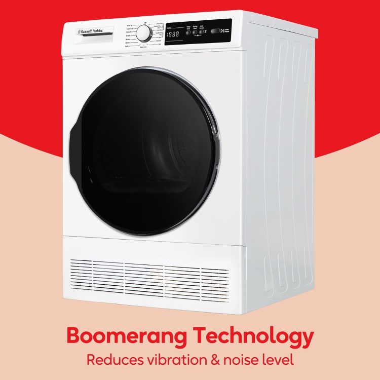 Russell Hobbs 8kg Condenser Dryer - White