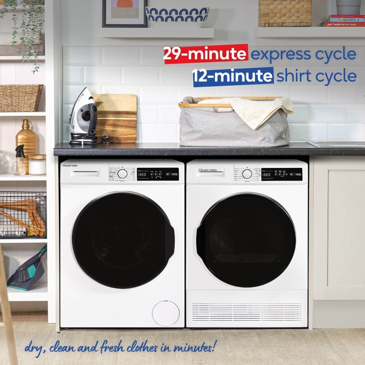 Russell Hobbs 8kg Condenser Dryer - White