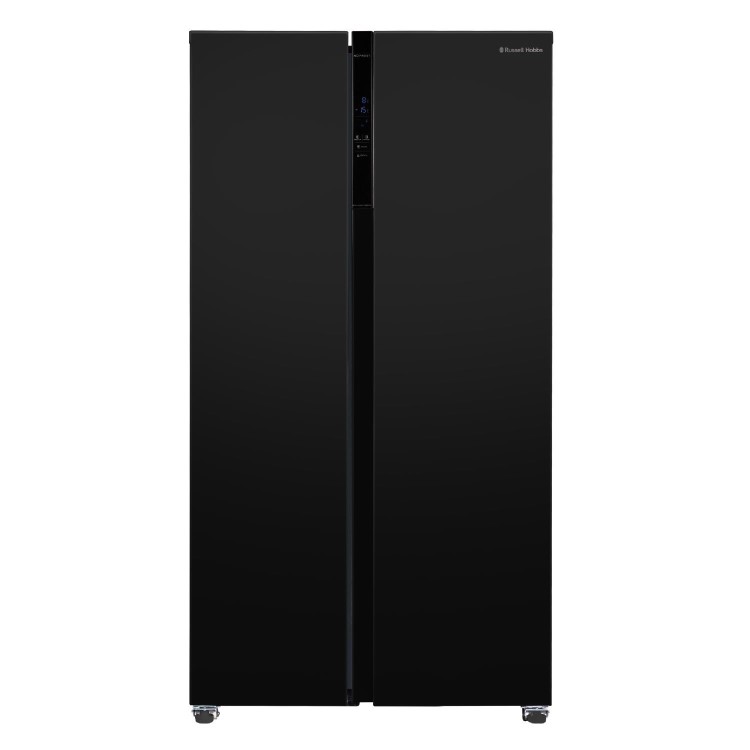 Refurbished Russell Hobbs 442 Litre Side-By-Side American Fridge Freezer - Black