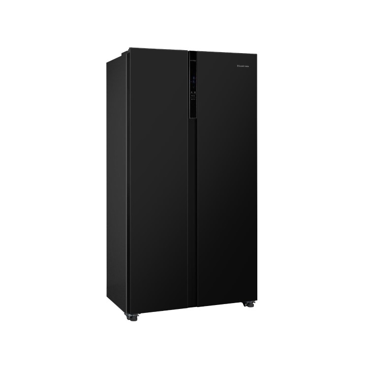 Refurbished Russell Hobbs 442 Litre Side-By-Side American Fridge Freezer - Black