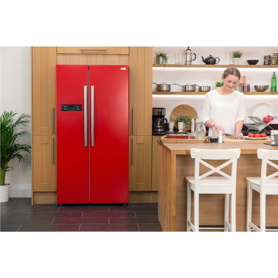 Russell Hobbs RH90FF176R American Style Fridge Freezer 90cm Wide 179cm