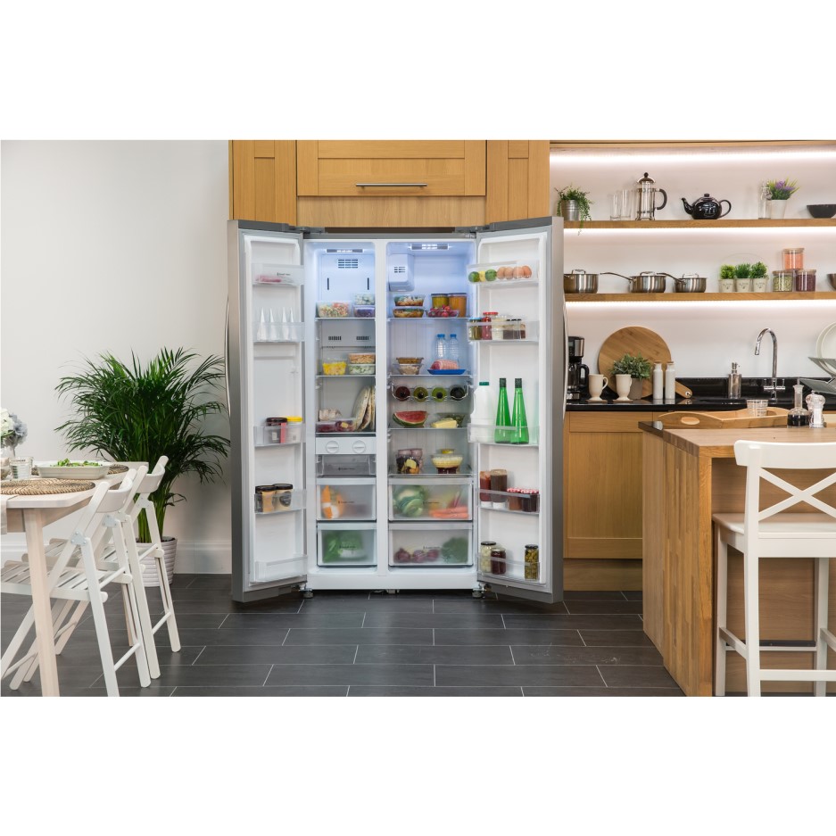 Russell Hobbs RH90FF176SS American Style Fridge Freezer 90cm Wide 179cm