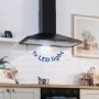 Russell Hobbs 90cm Chimney Cooker Hood - Black