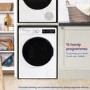 Russell Hobbs 9kg 1400rpm Washing Machine - White 