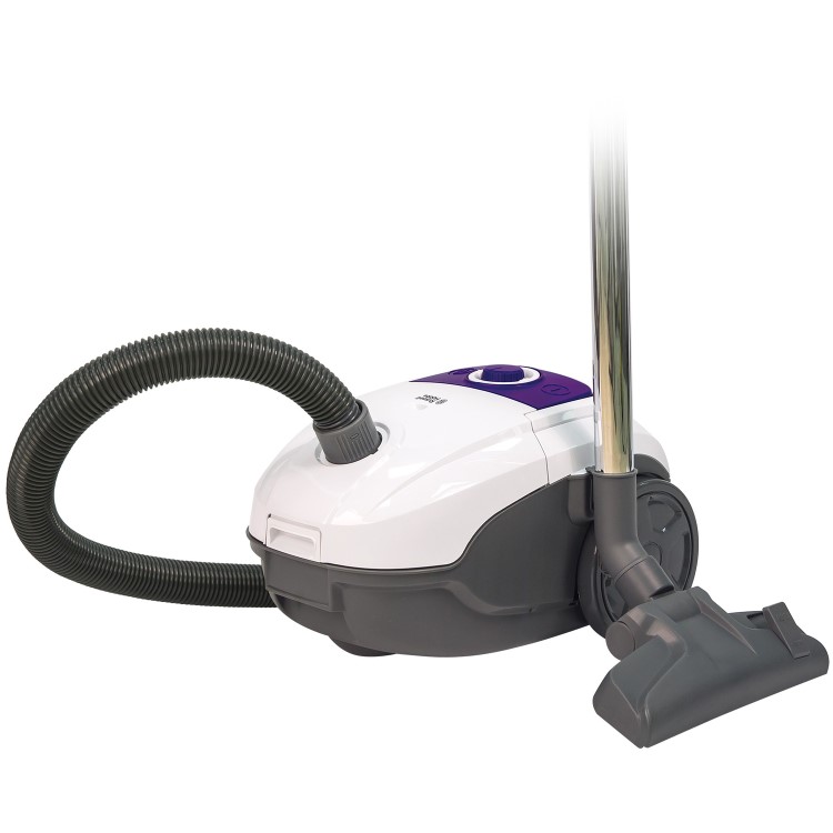 Russell Hobbs RHBCV2502 2.5L Bagged Cylinder Vacuum Cleaner White And Purple