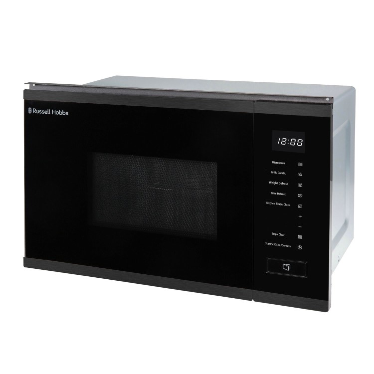 Russell Hobbs Built-In 800W Microwave & Grill - Black