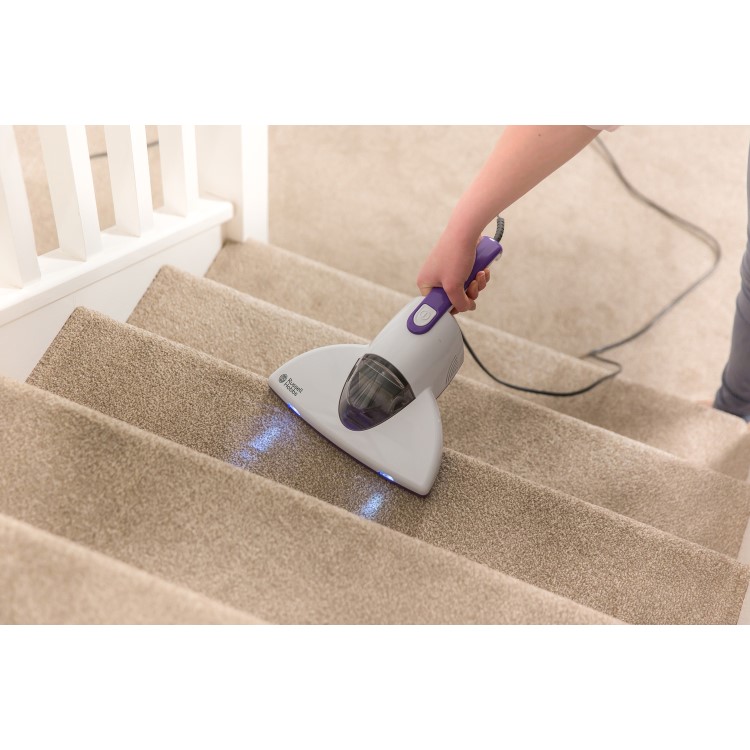 Russell Hobbs RHBV1001 Bed Vacuum Cleaner White And Purple