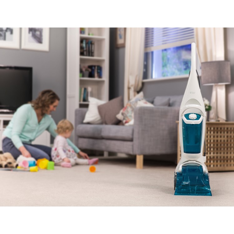 Refurbished Russell Hobbs RHCC5001 Upright Carpet XCleaner Vacuum White