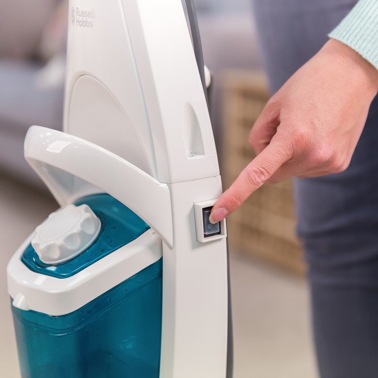 Refurbished Russell Hobbs RHCC5001 Upright Carpet XCleaner Vacuum White