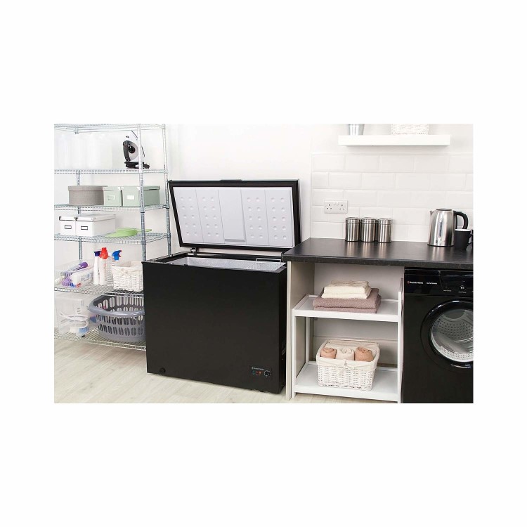 Russell Hobbs 198 Litre Chest Freezer - Black