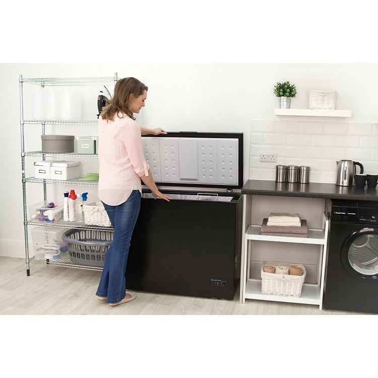 Russell Hobbs 198 Litre Chest Freezer - Black