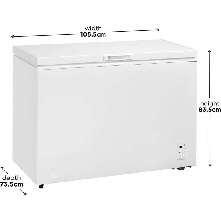 Russell Hobbs 105.5cm Wide 292 Litre Chest Freezer - White