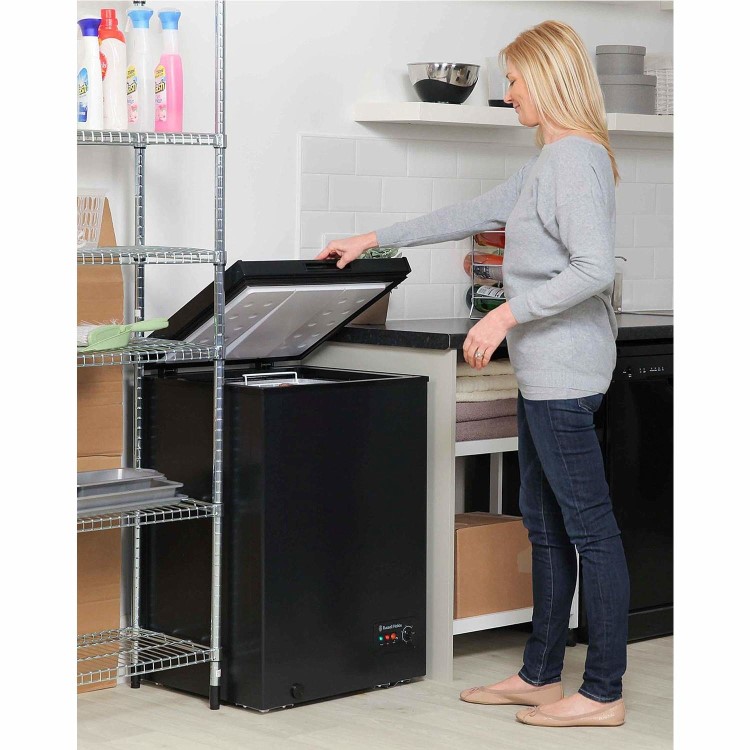 Russell Hobbs 99 Litre Chest Freezer 53cm Deep 57cm Wide - Black