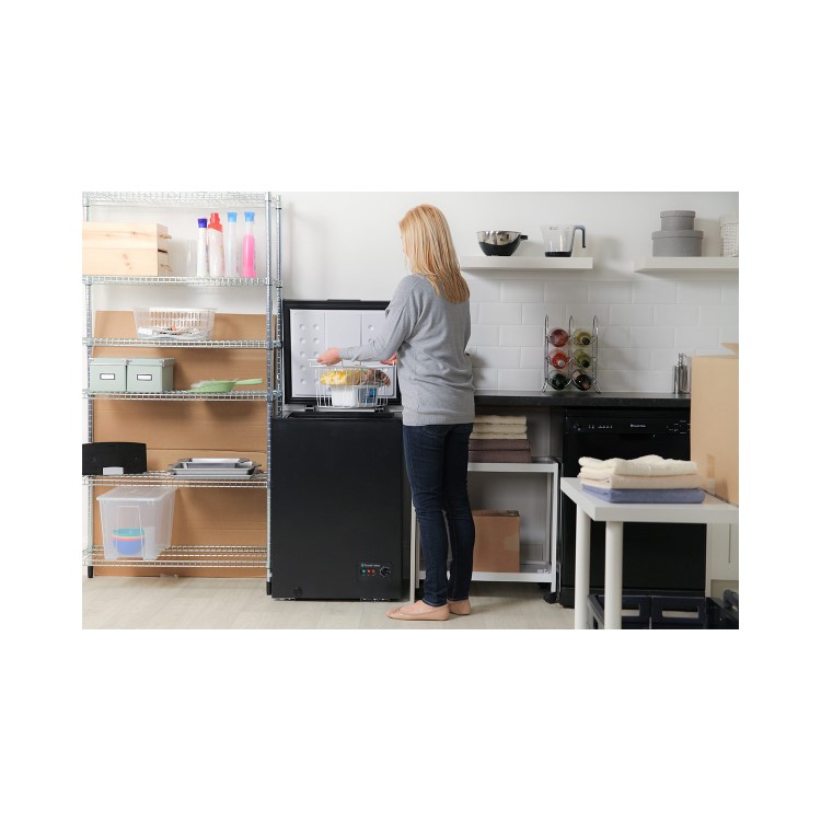 Russell Hobbs 99 Litre Chest Freezer 53cm Deep 57cm Wide - Black