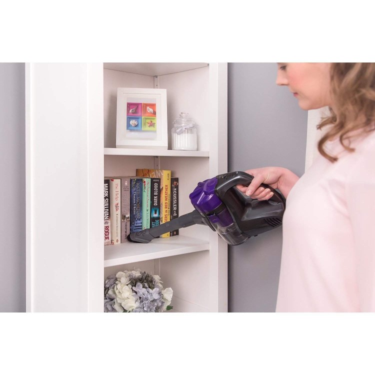 GRADE A3 - Russell Hobbs RHCHS1001 Corded Handheld Vacuum Cleaner Grey & Purple