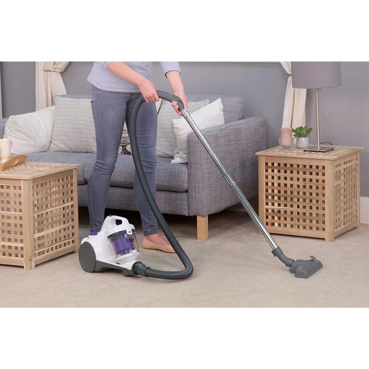 GRADE A1 - Russell Hobbs RHCV15AS06 Compact Cyclonic Cylinder Vacuum Cleaner