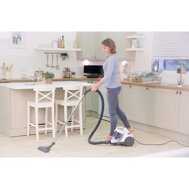 GRADE A1 - Russell Hobbs RHCV15AS06 Compact Cyclonic Cylinder Vacuum Cleaner
