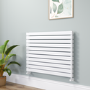 Riace White Flat Designer Radiator 770x1000mm Double Panel 4553 BTU