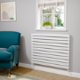 Riace White Flat Designer Radiator 770x1000mm Double Panel 4553 BTU