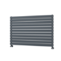 Riace Dark Grey Anthracite Flat Designer Radiator 770x1200mm Double Panel 5358 BTU