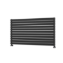 Riace Midnight Black Flat Designer Radiator 770x1400mm Double Panel 6143 BTU