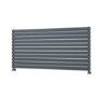 Riace Dark Grey Anthracite Flat Designer Radiator 770x1600mm Double Panel 6904 BTU