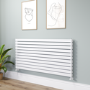 Riace White Flat Designer Radiator 770x1600mm Double Panel 6904 BTU